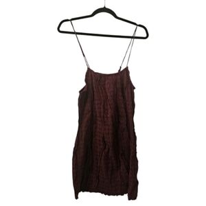 Purple Free People Women's Throwing Shade Mini Dress